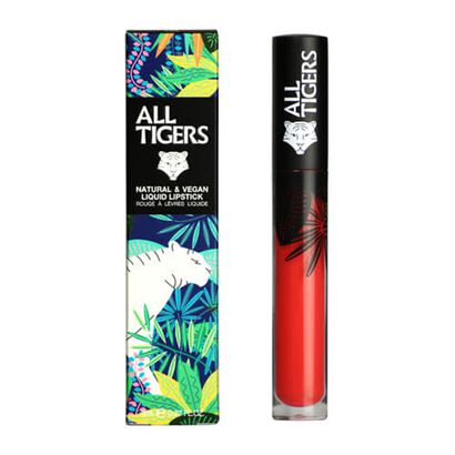 Natural & Vegan Matte Liquid Lipstick - ALL TIGERS -  - Imagem