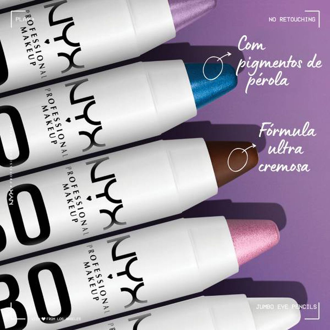 Jumbo Eye Pencil - Sombra em L&aacute;pis - NYX Professional Makeup -  - Imagem 3