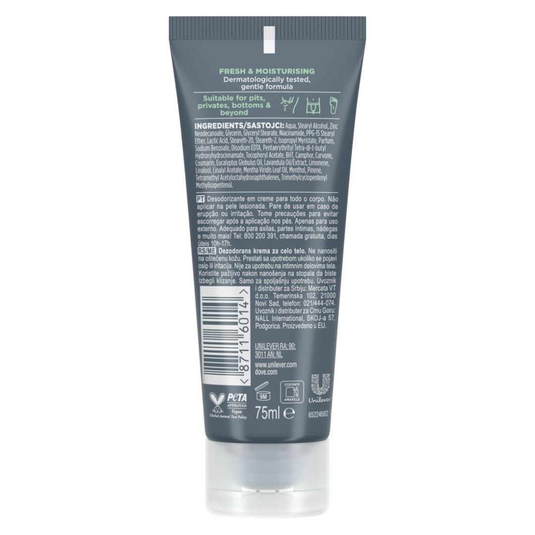 Desodorizante Todo o Corpo Creme Bamboo+Aloe - DOVE -  - Imagem 3
