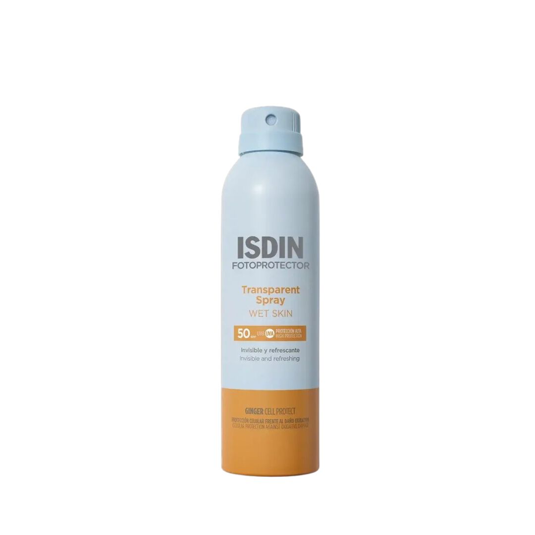 Fotoprotetor Transparent Spray Wet Skin SPF 50 - ISDIN -  - Imagem 1