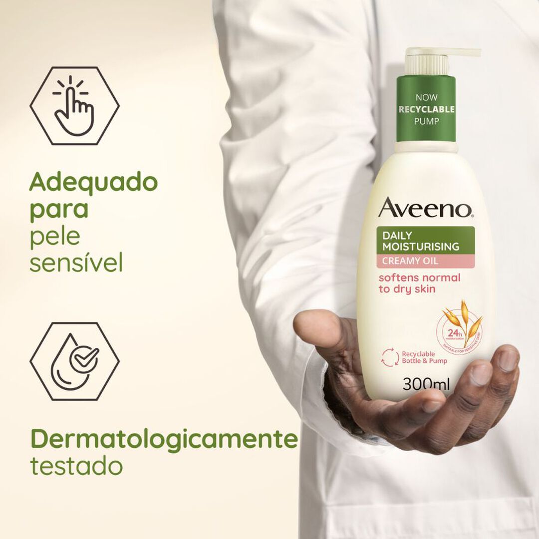 Daily Moisturising - Óleo Cremoso - AVEENO -  - Imagem 4
