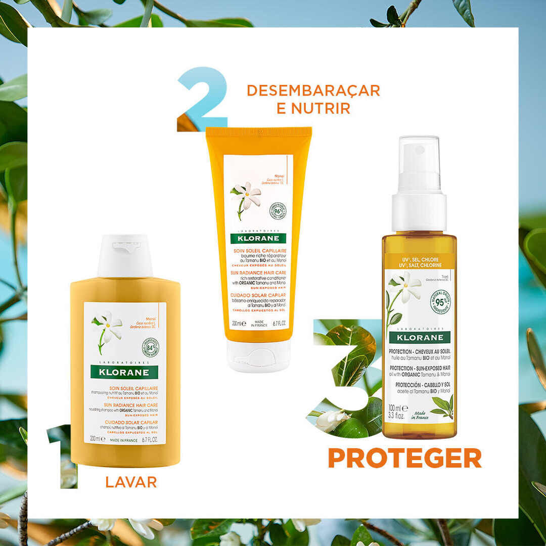 Óleo Capilar Proteção com Tamanu Bio e Monoï - KLORANE -  - Imagem 4
