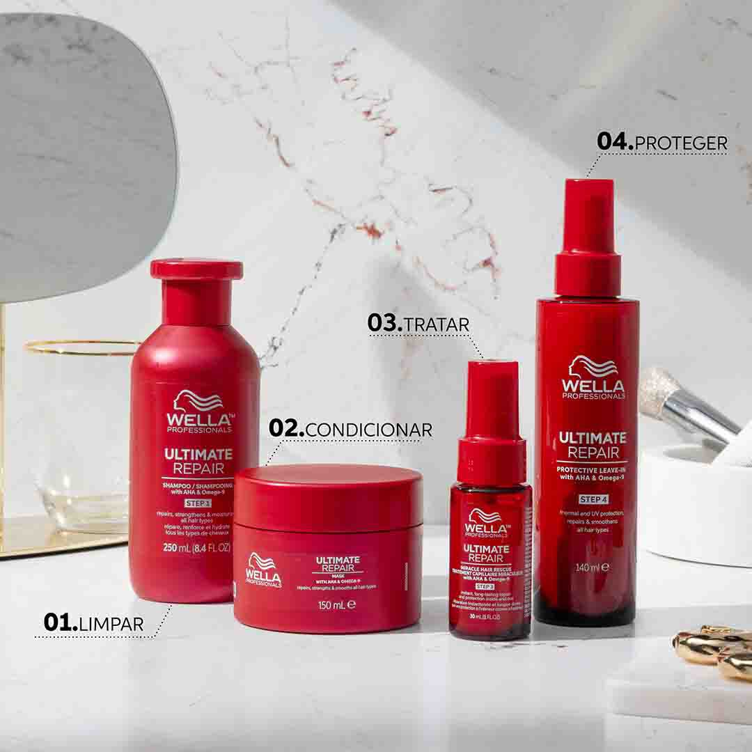 Ultimate Repair - Máscara de Reparação Profissional - WELLA HAIR CARE - Ultimate - Imagem 3