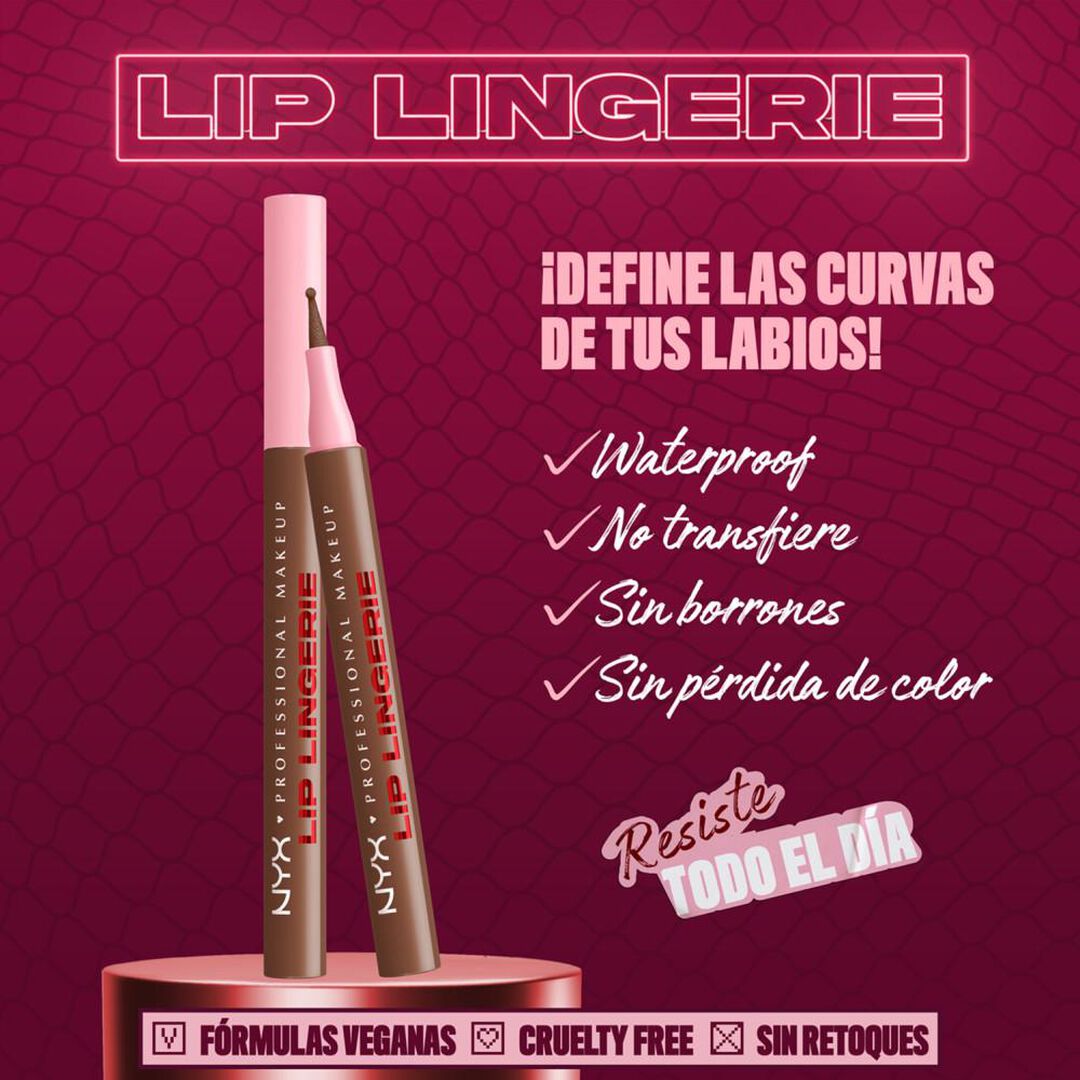 Lip Lingerie - Lip Liner Stain - NYX Professional Makeup - Lip Lingerie - Imagem 5