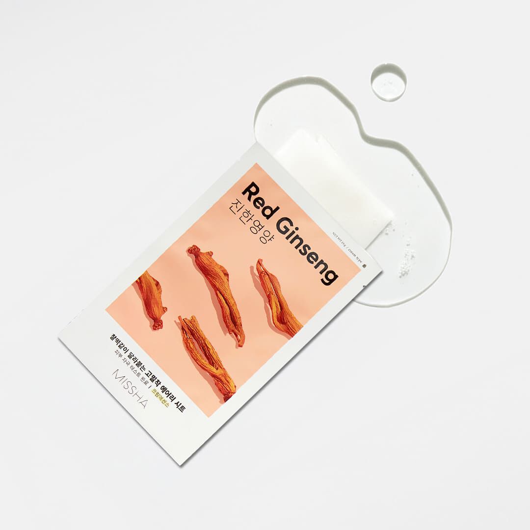 Máscara Airy Fit Sheet Mask - Red Ginseg - Missha -  - Imagem 2