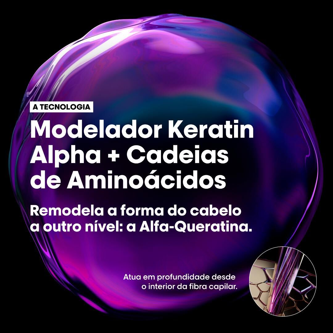 Champ&ocirc; Keratin Alpha Sleek - L'OR&Eacute;AL PROFESSIONNEL - SERIE EXPERT - Imagem 7