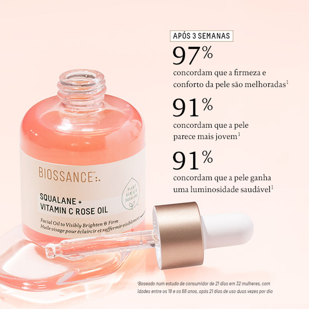 Squalane + Vitamin C Rose Oil Pink - Biossance -  - Imagem 5