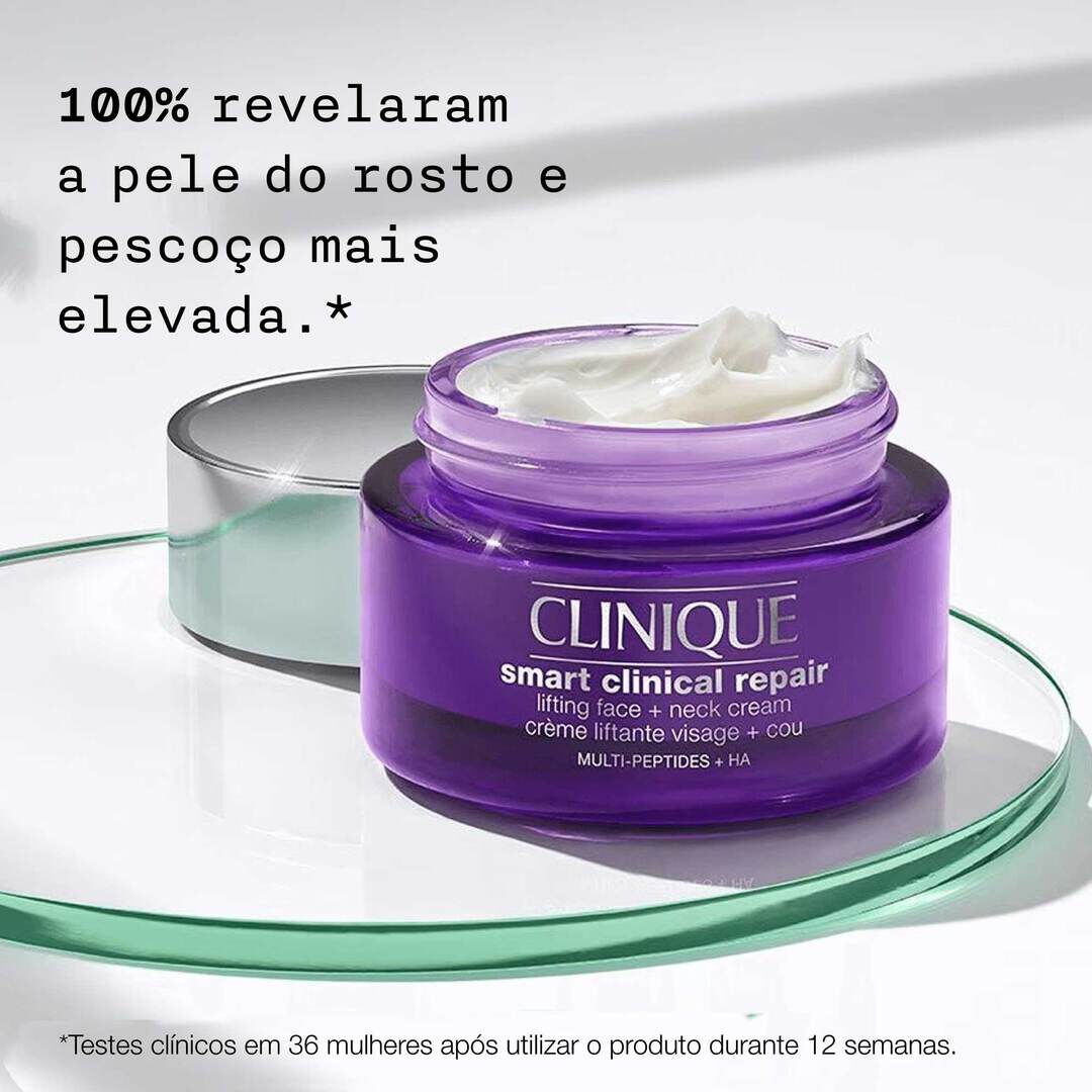 Clinique Smart Clinical RepairTM Lifting Face + Neck Cream - CLINIQUE - Smart - Imagem 5