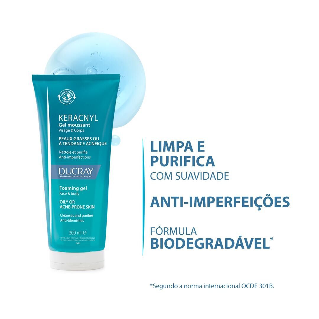Ducray Keracnyl Gel Espuma - DUCRAY -  - Imagem 2