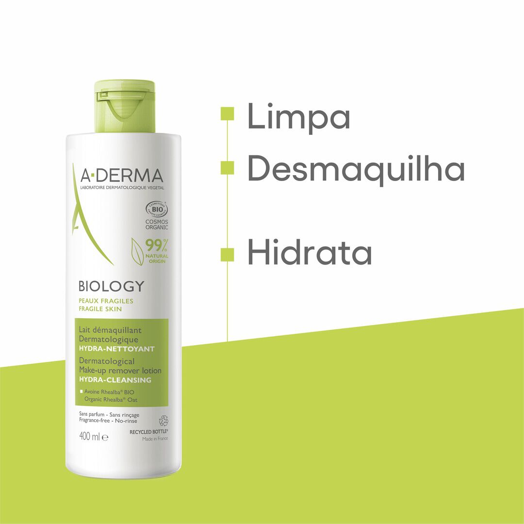 Biology Leite Desmaquilhante - A-DERMA -  - Imagem 6