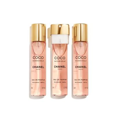 EAU DE PARFUM TWIST AND SPRAY RECARGAS - CHANEL - COCO MADEMOISELLE - Imagem