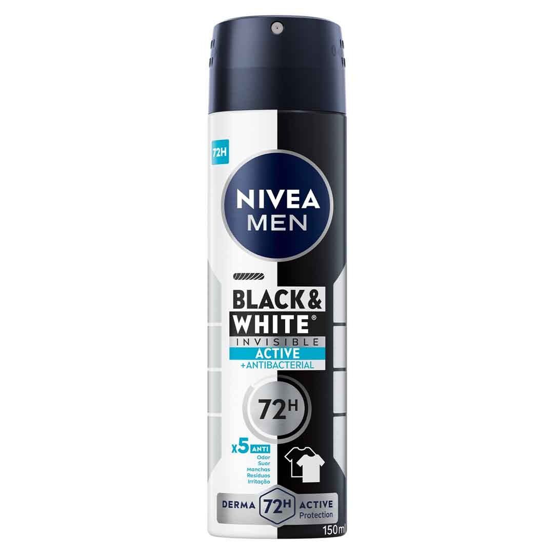Nivea Men - Spray Invisible for Black & White Active - NIVEA -  - Imagem 1