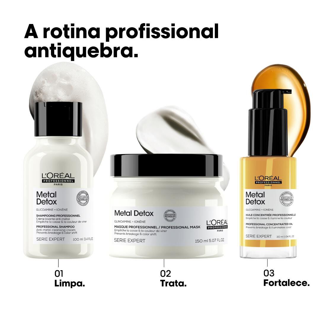 Metal Detox - M&aacute;scara - L'OR&Eacute;AL PROFESSIONNEL - SERIE EXPERT - Imagem 7
