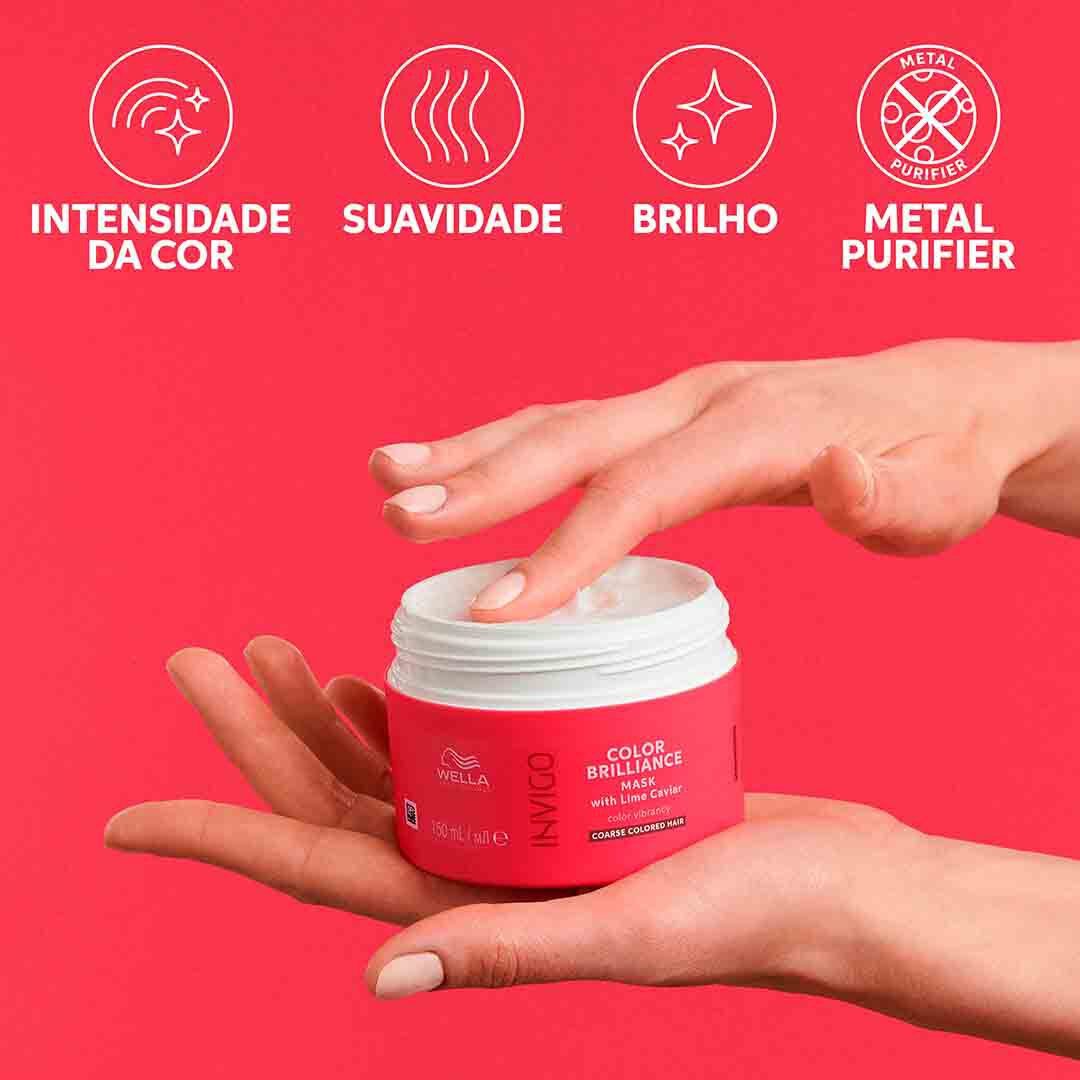 Máscara Color Brilliance - WELLA HAIR CARE - Invigo - Imagem 2