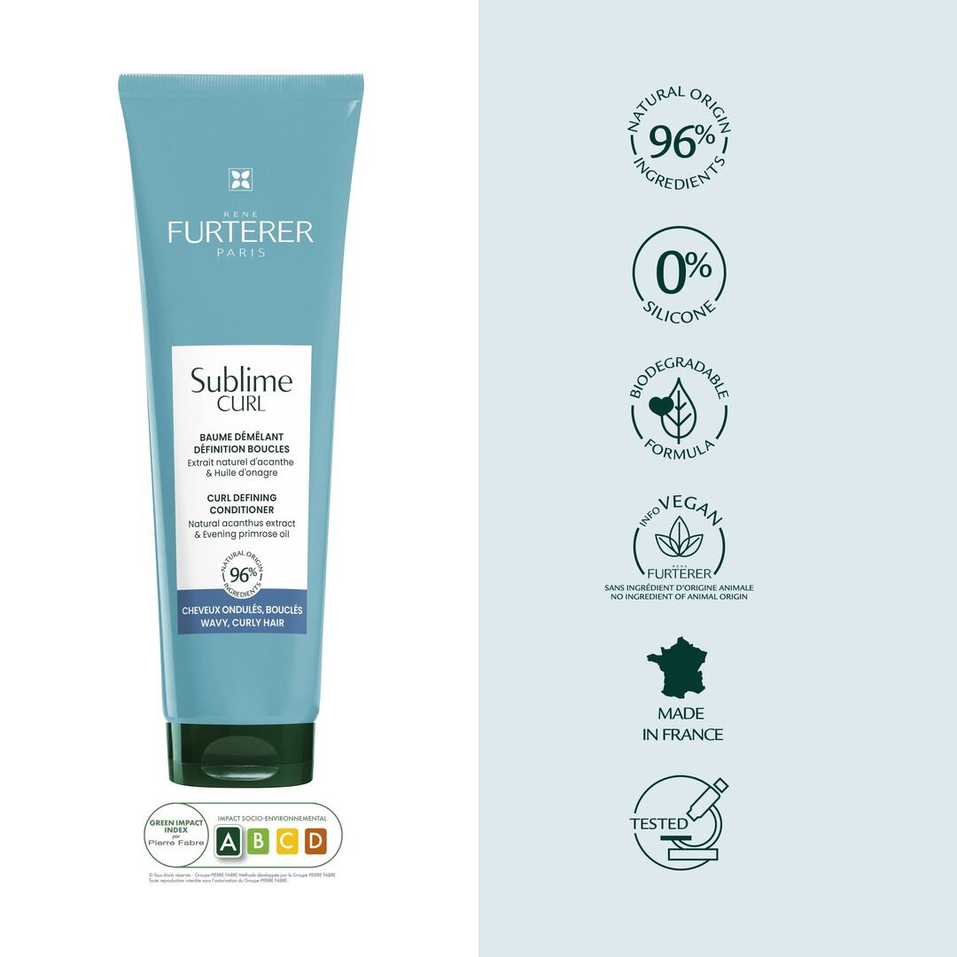 Sublime Curl Bálsamo Desembaraçador Definição Caracóis - RENE FURTERER -  - Imagem 9
