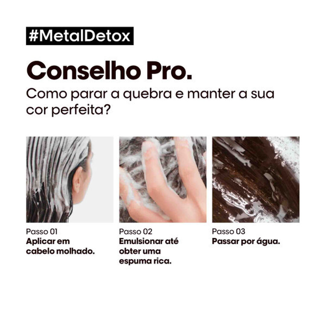 Champ&ocirc; - L'OR&Eacute;AL PROFESSIONNEL - Metal Detox - Imagem 4