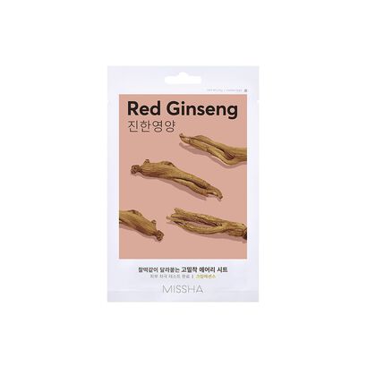 Máscara Airy Fit Sheet Mask - Red Ginseg - Missha -  - Imagem