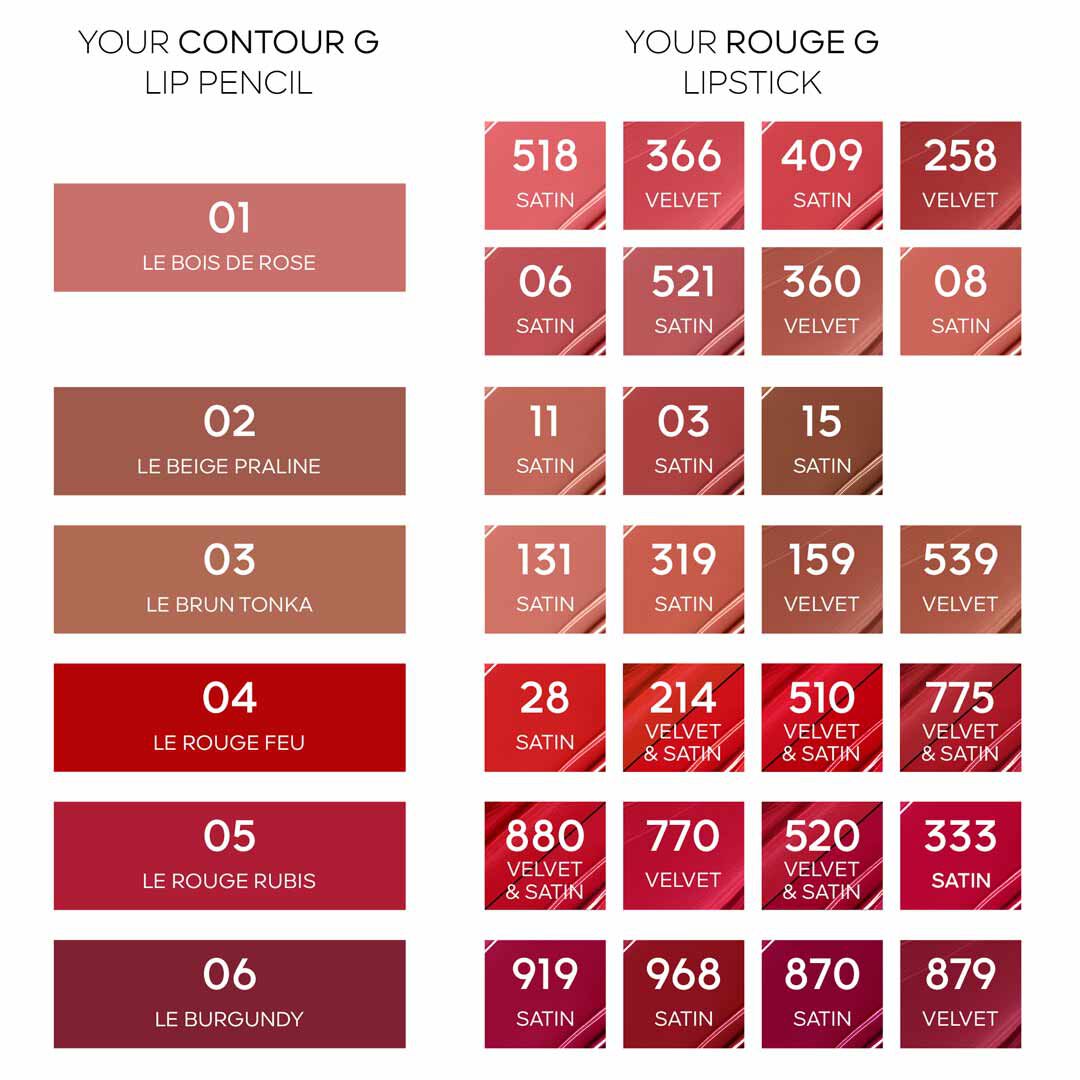 Contour G - Lápis de lábios - GUERLAIN - ROUGE G - Imagem 4