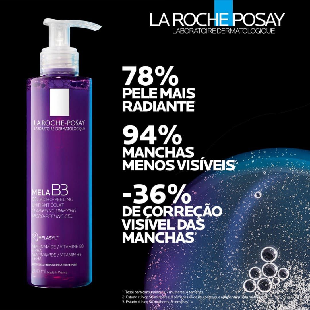 Mela B3 - Gel de Limpeza Esfoliante - LA ROCHE POSAY -  - Imagem 4