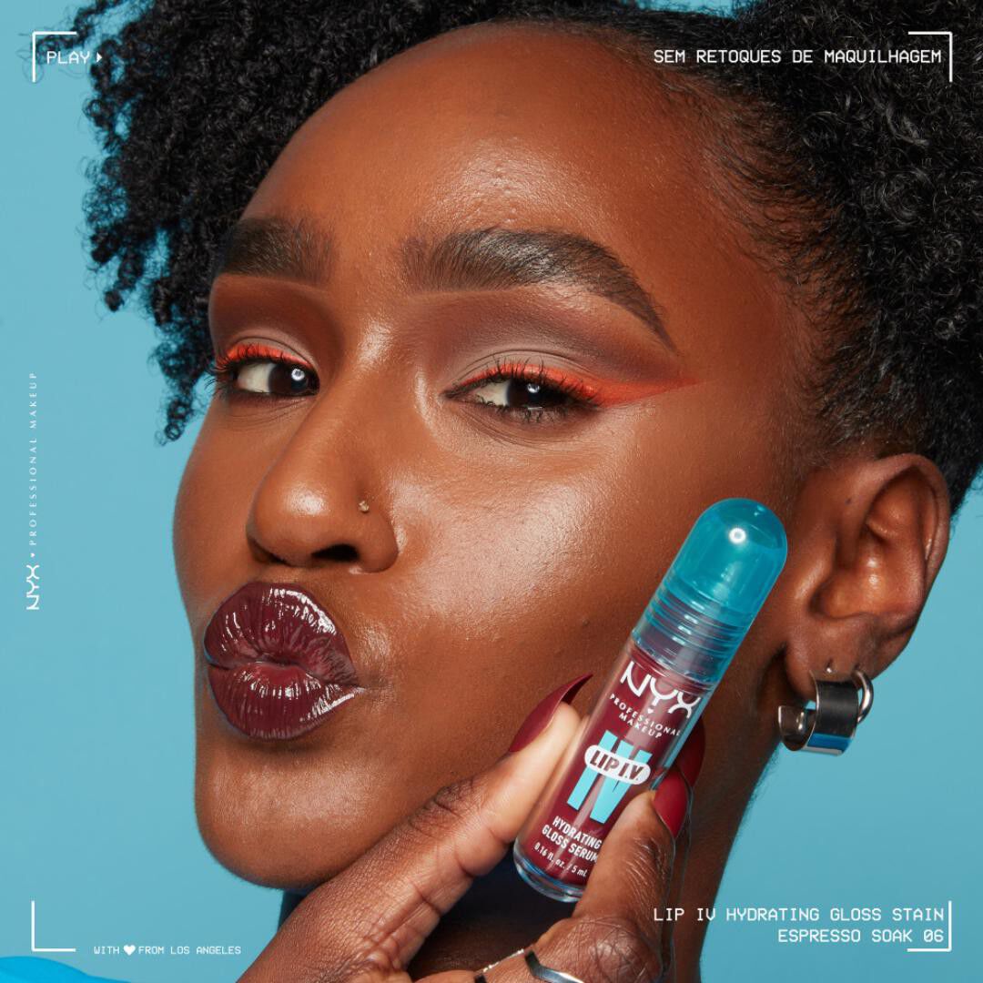 Lip I.V. - Lip Gloss Stain Hidratante - NYX Professional Makeup -  - Imagem 5