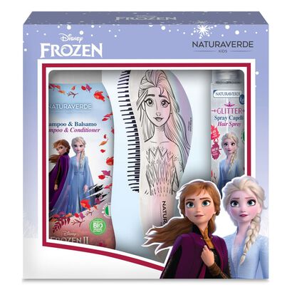 FROZEN Gift set Lovely  Hair Brush - Apple Beauty - APPLE CRIANÇA - Imagem