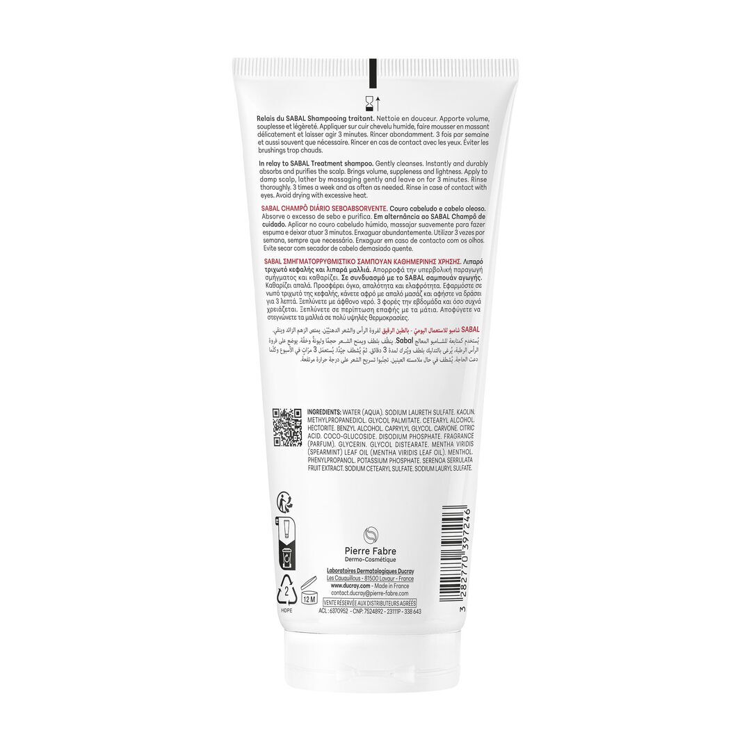 Ducray Sabal Argeal Champô Diário Seboabsorvente 200ml - DUCRAY -  - Imagem 17