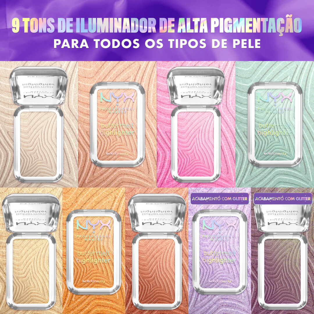 Iluminador Buttermelt - NYX Professional Makeup -  - Imagem 9