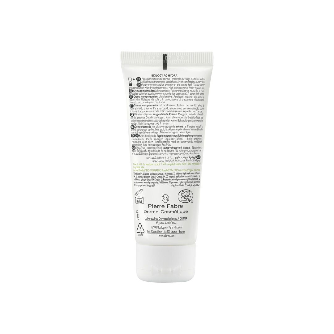 Biology AC Hydra Creme Compensor - A-DERMA -  - Imagem 5