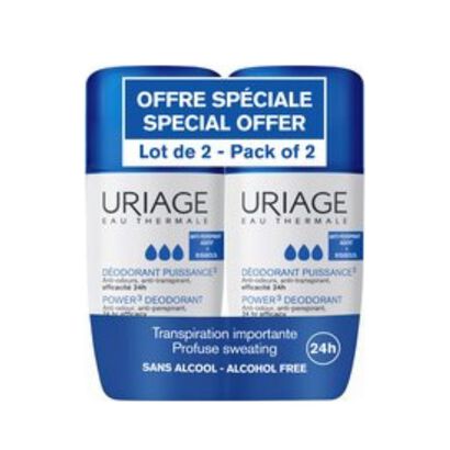 Pack Power3 Desodorizante Roll-On - URIAGE -  - Imagem