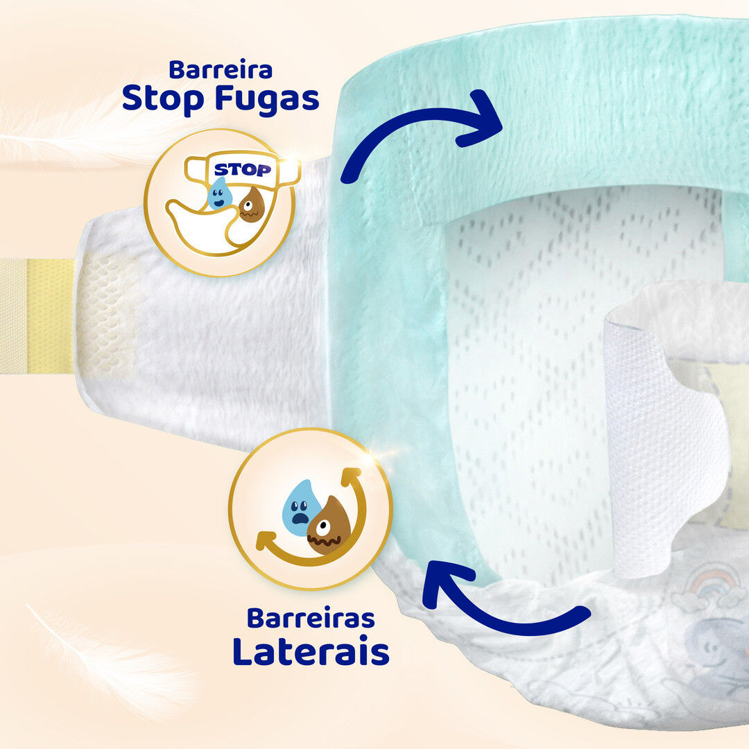Fraldas Sensitive Tamanho 2 (4kg-8kg) - DODOT -  - Imagem 3