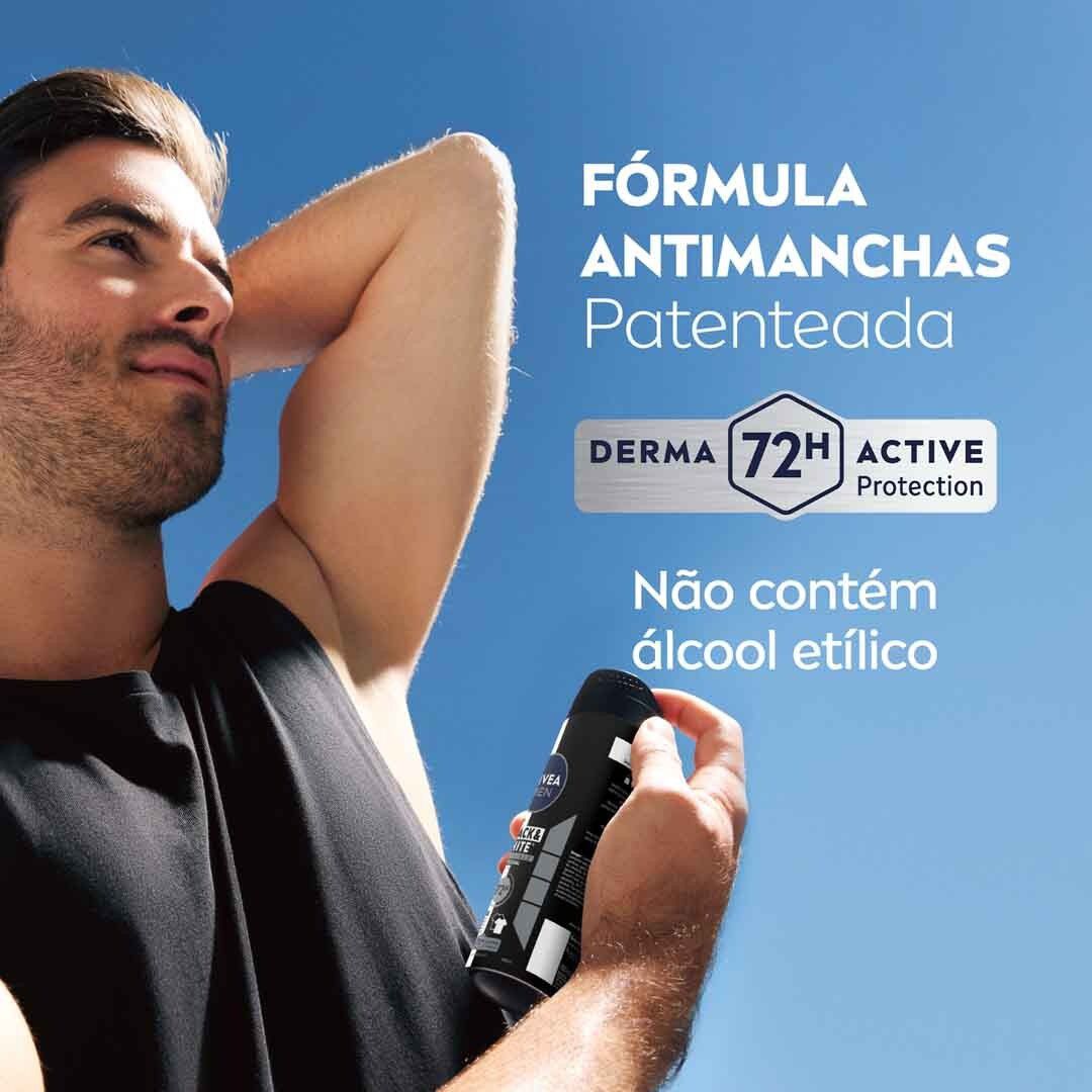 Black & White Invisible - Men Spray - NIVEA -  - Imagem 2