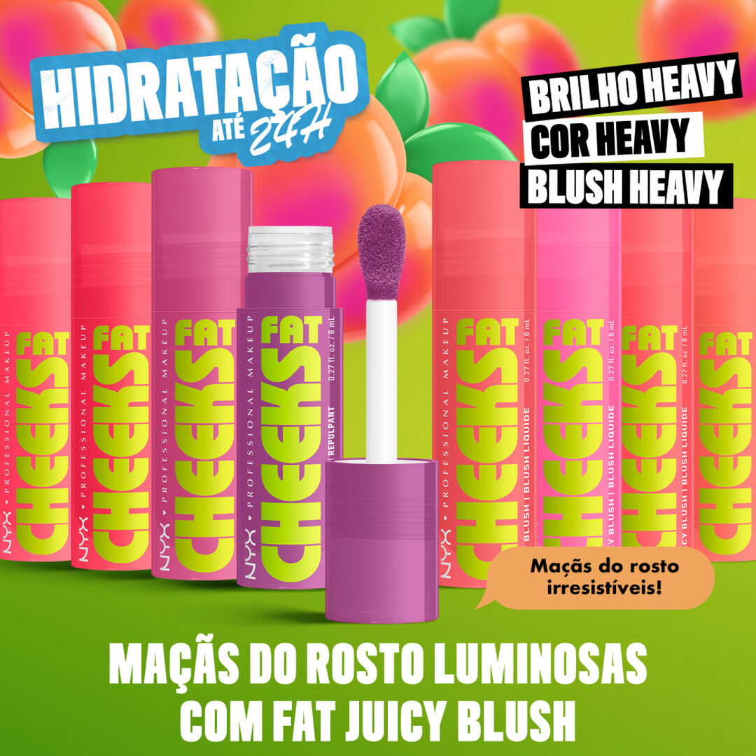 Fat Cheeks - Blush Liquido - NYX Professional Makeup -  - Imagem 6