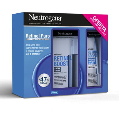 Coffret Retinol Boost Creme+ Contorno Olhos - NEUTROGENA -  - Imagem