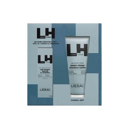 LIERAC HOMME Coffret Gel Hidratante Energizante + OF Gel Duche - LIERAC -  - Imagem