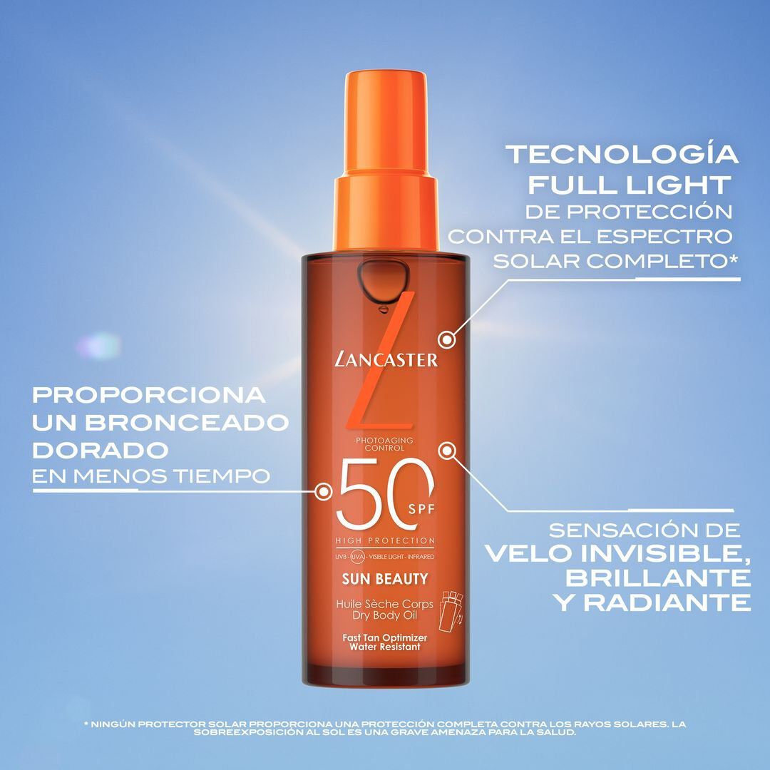 Satin Dry Oil SPF 50 - LANCASTER - Sun Beauty - Imagem 4