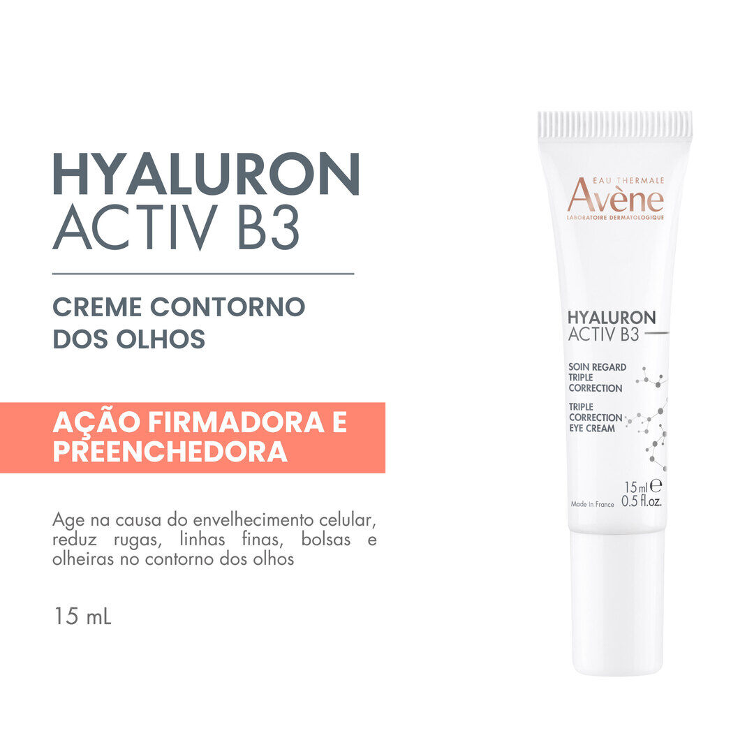 Hyaluron Activ B3 creme olhos, Rugas, Olheiras, papos - AVENE -  - Imagem 7