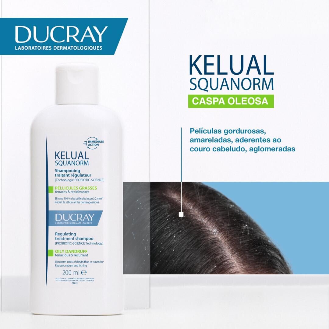 Kelual-Squanorm Champô Caspa Oleosa - DUCRAY -  - Imagem 3
