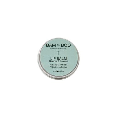 Bálsamo Labial de Menta & Baunilha - The Bam & Boo Toothbrush - The Bamboo Toothbrush - Imagem