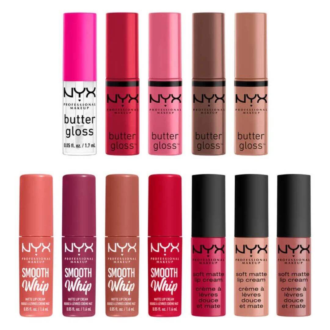 Cofffret 12 Mini Lip - NYX Professional Makeup - Holiday 2024 Home Alone Collab - Imagem 2