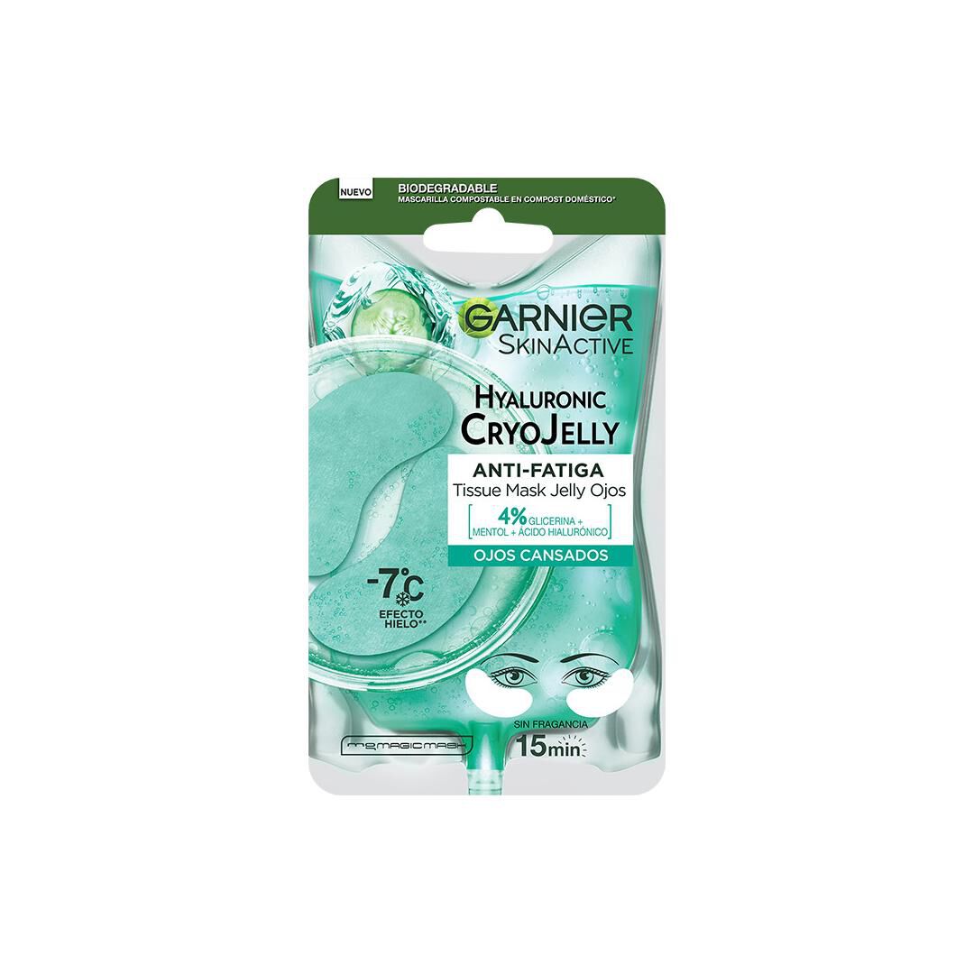 M&aacute;scara Facial de Contorno de Olhos CryoJelly Anti-Fadiga Aloe Hialur&oacute;nico - GARNIER -  - Imagem 1