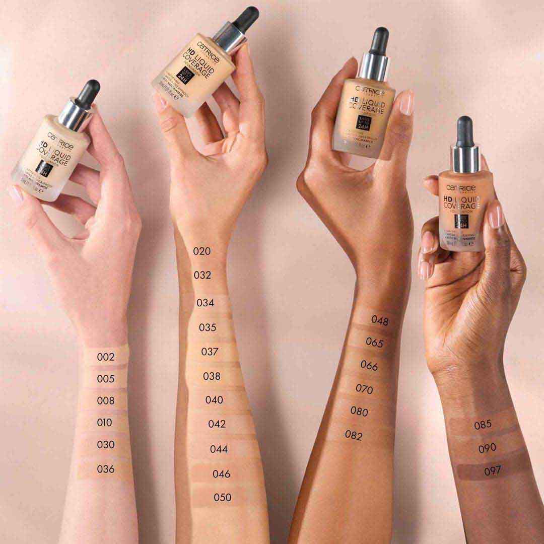 Base de Maquilhagem Liquid Coverage HD - CATRICE -  - Imagem 4