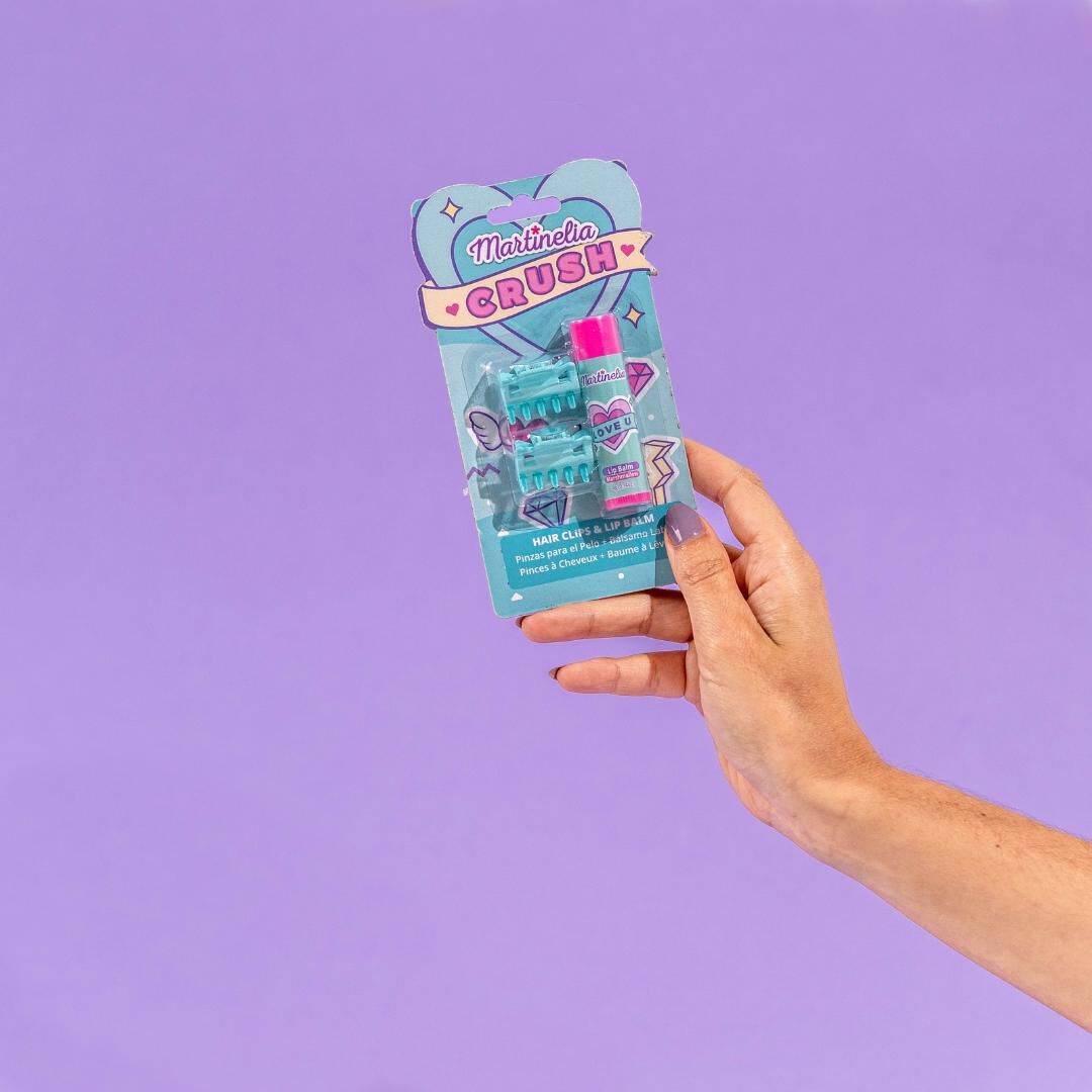 Conjunto Molas para o cabelo e b&aacute;lsamo labial - AQUARIUS - MARTINELIA - Imagem 3