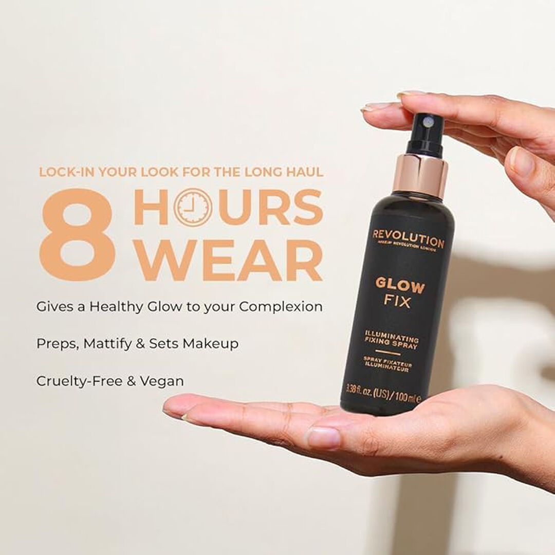 Glow Fix Illuminating Fixing Spray - REVOLUTION -  - Imagem 3