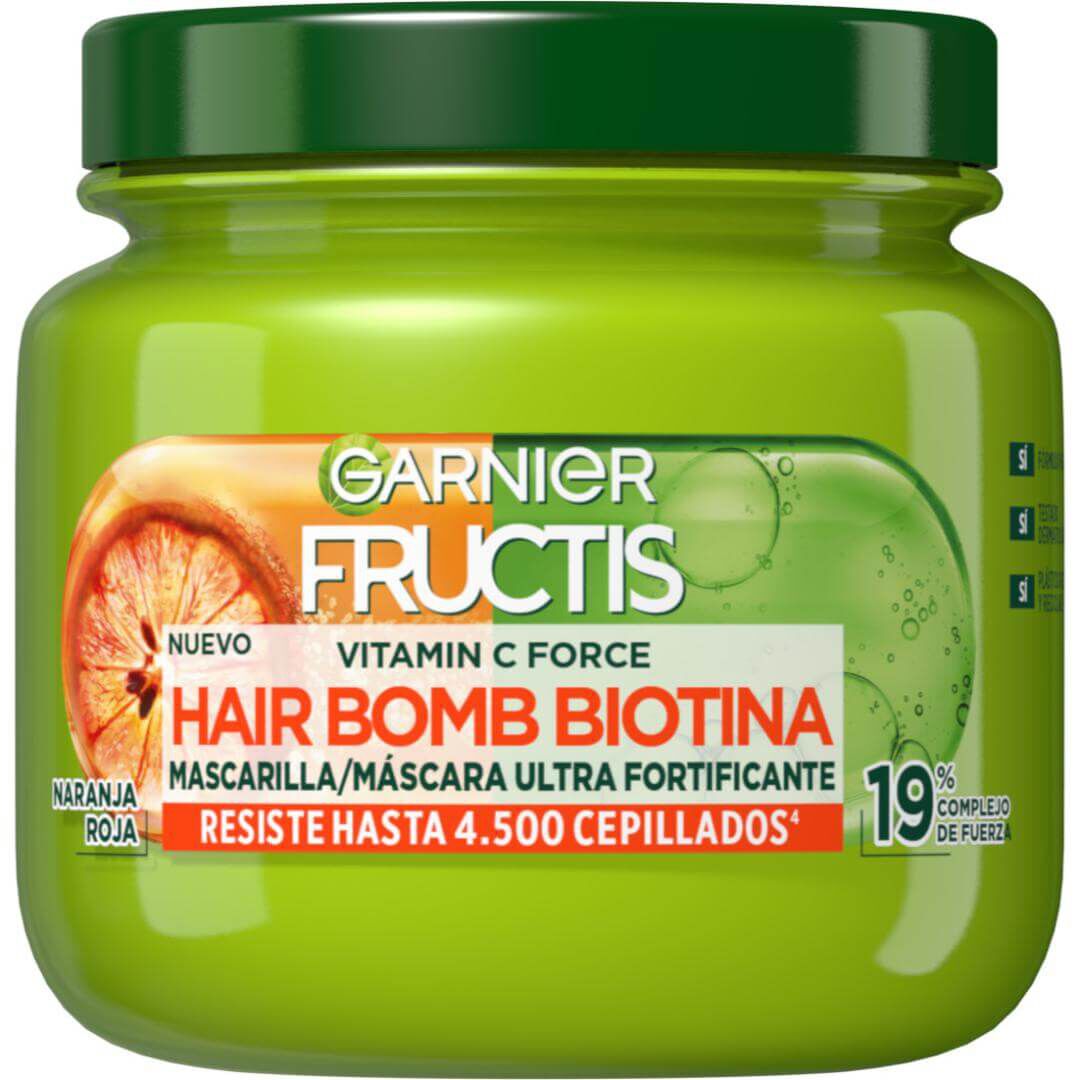 Fructis - M&aacute;scara hair bomb biotina - GARNIER -  - Imagem 1