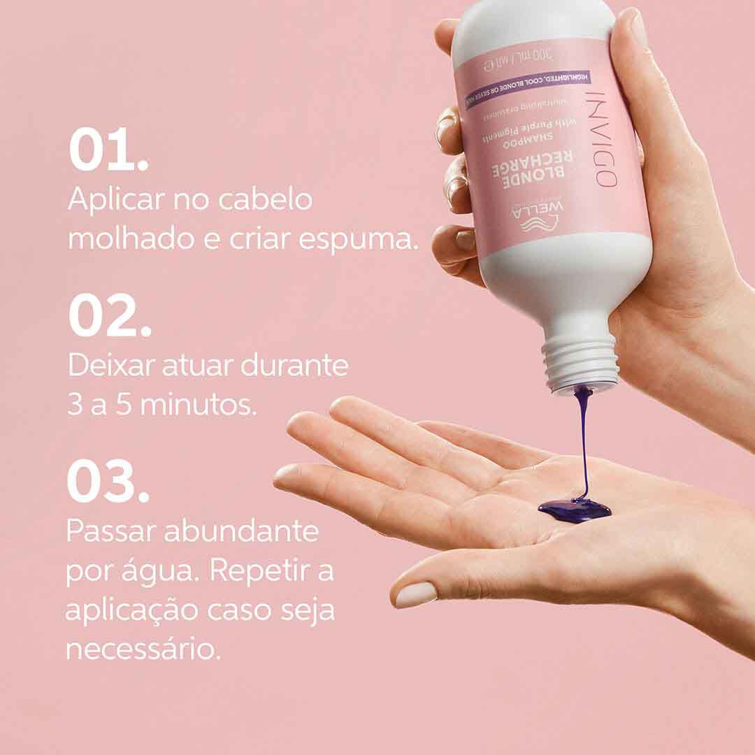Blonde Recharge Champô - WELLA HAIR CARE - Invigo - Imagem 7
