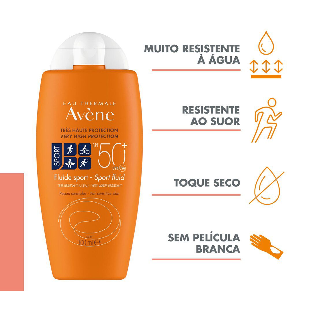 Protetor Solar Fluido Sport SPF50+ - AVENE -  - Imagem 2
