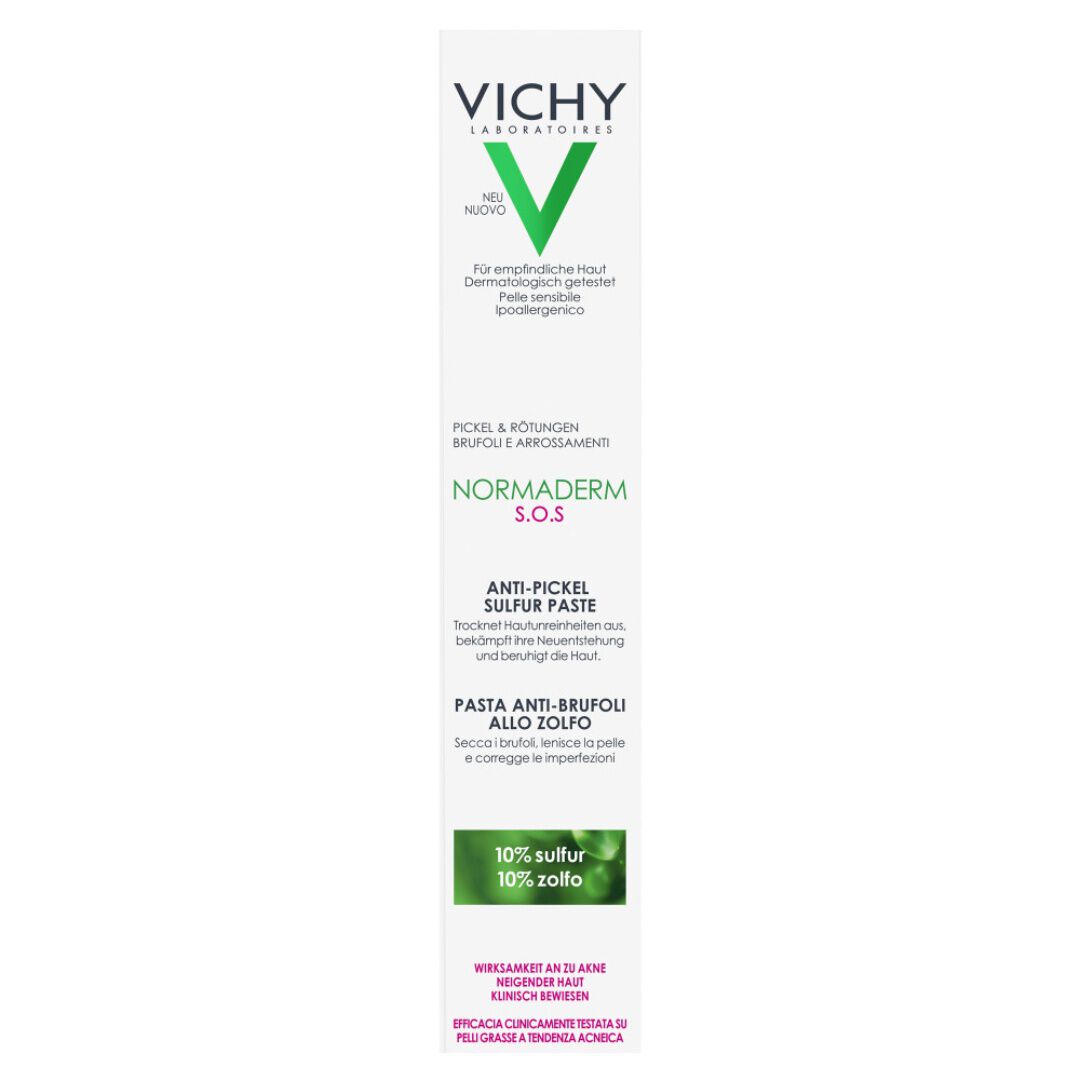 Normaderm Pasta de Enxofre Cuidado Localizado SOS - VICHY -  - Imagem 3