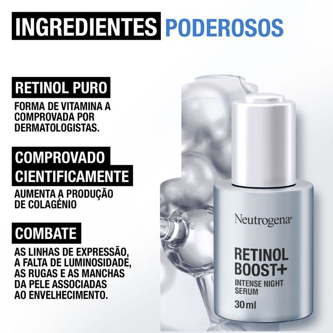 Retinol Boost+  S&eacute;rum de Noite Intenso - NEUTROGENA -  - Imagem 4