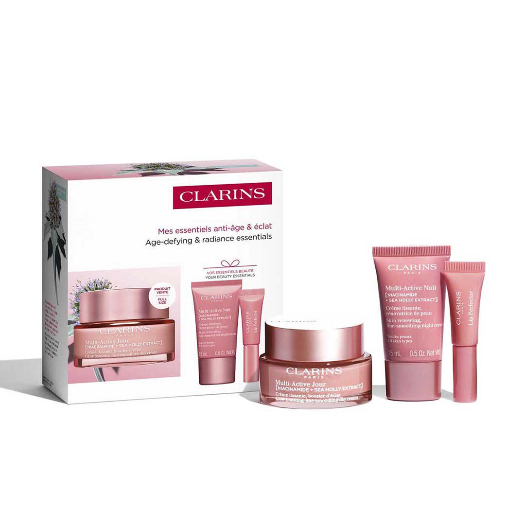 Os meus essenciais antienvelhecimento e luminosidade - CLARINS - Multi-Active - Imagem 1