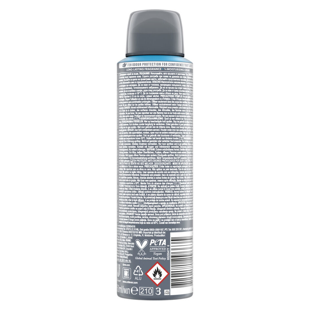 Desodorizante Spray Men+Care 0% Alum&iacute;nio - DOVE -  - Imagem 2